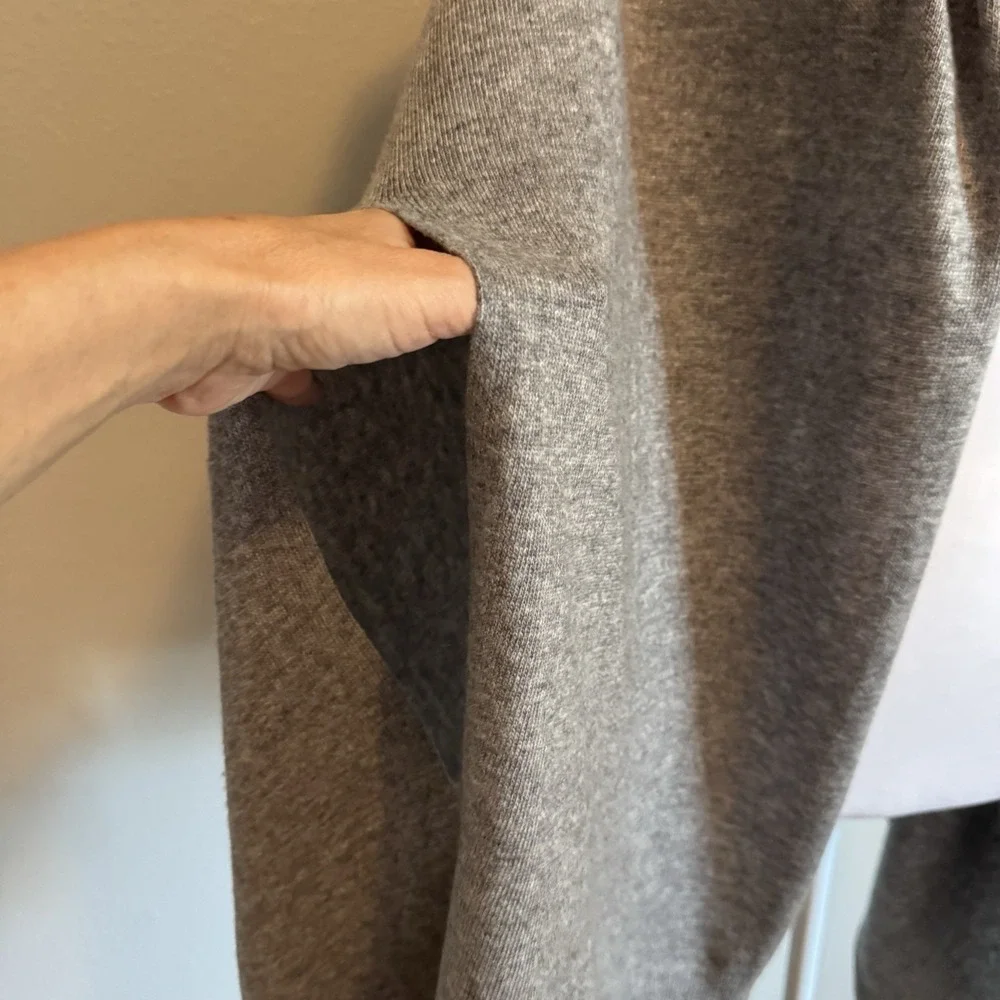 Bruce‎ River Grey Wool Blend 3-in-1 Convertible Knit Poncho Ruana Vest XS/S